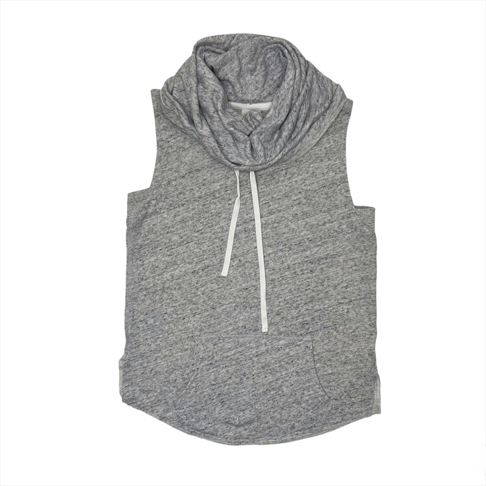 Abercrombie & Fitch Gray Long Neck Sleeveless Top